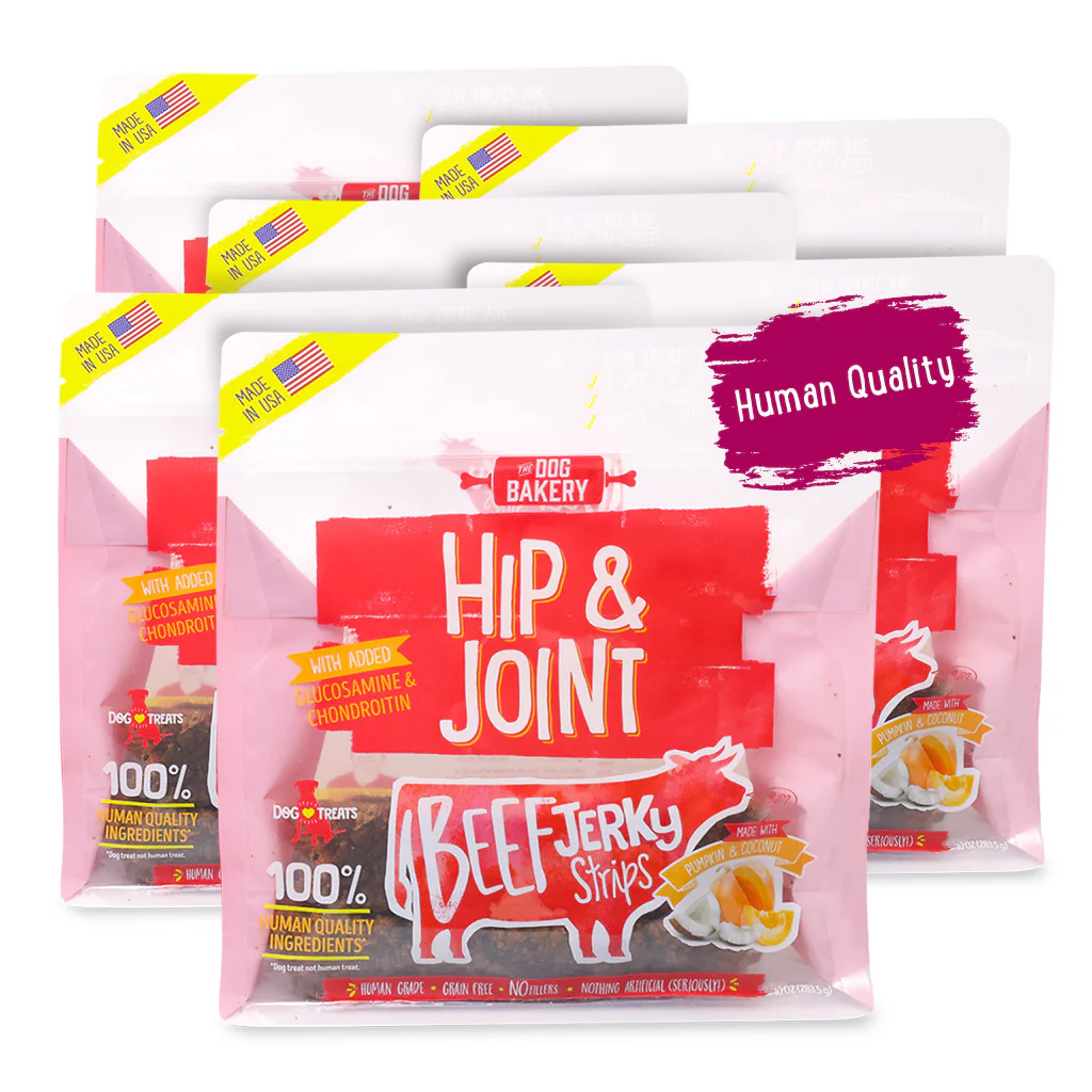 Beef Hip & Joint Jerky Strips Dog Treats - 10 oz - Image 3