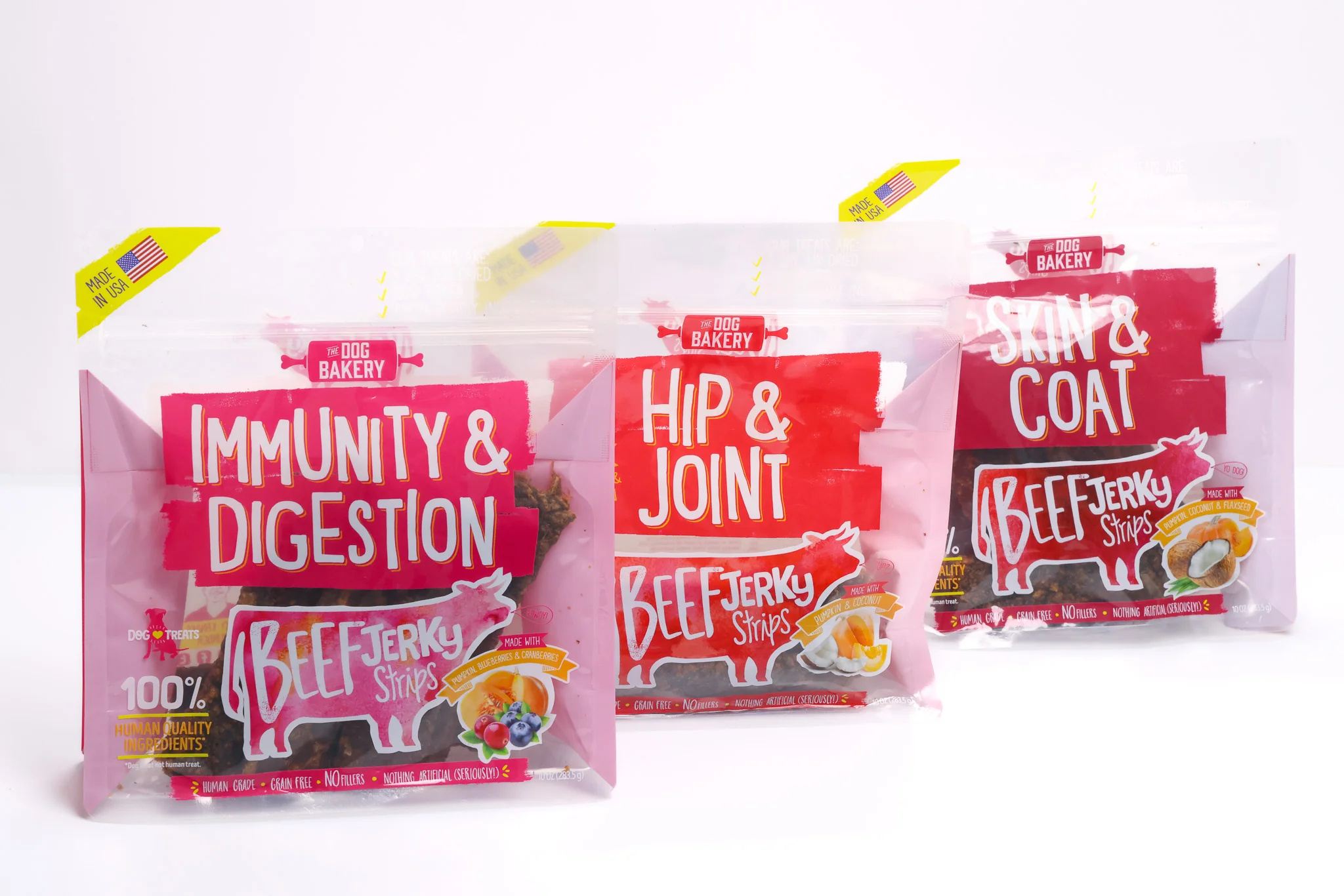 Beef Skin and Coat Jerky Strips Dog Treats - 10 oz - Image 4