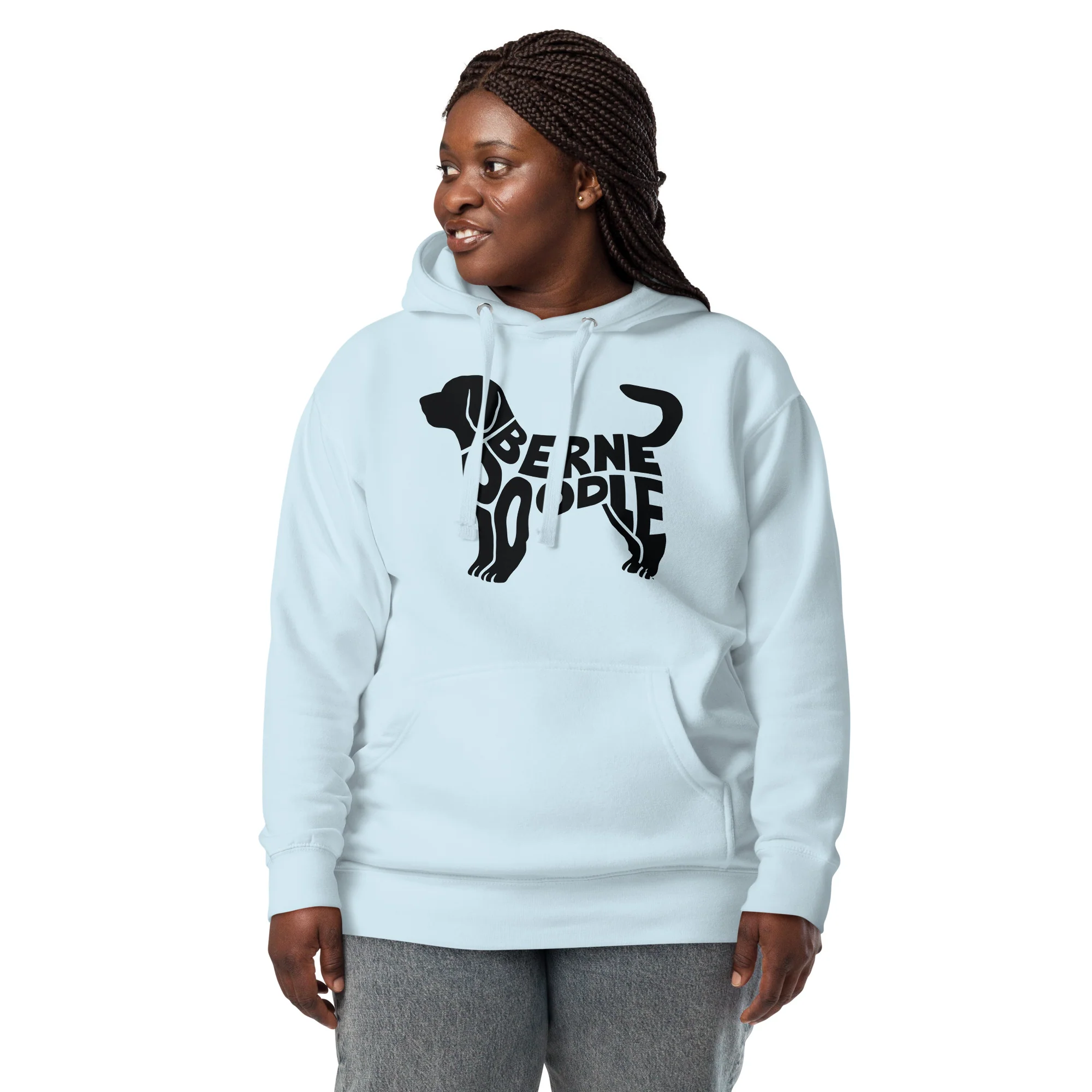 Bernedoodle Breed Unisex Hoodie - Image 12