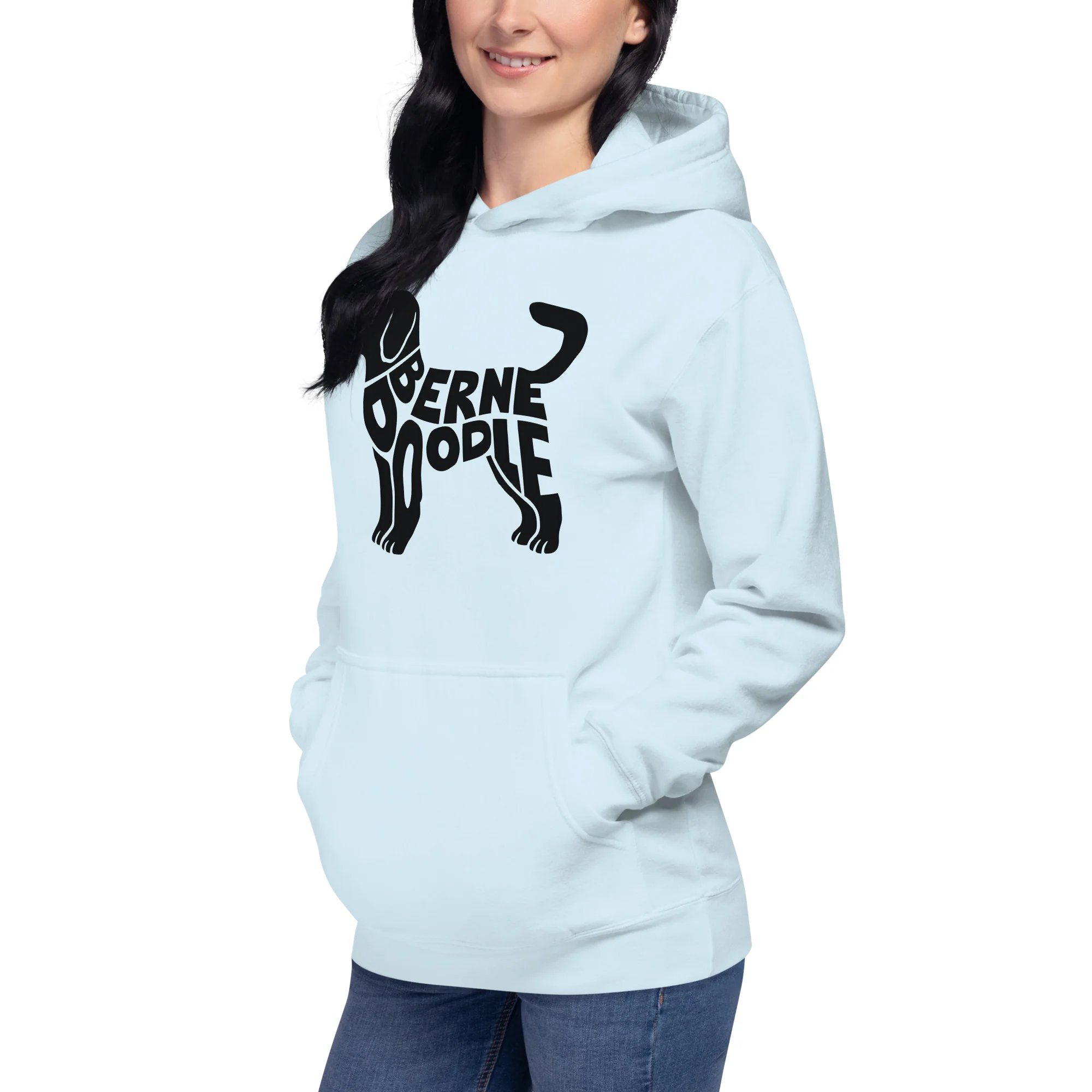 Bernedoodle Breed Unisex Hoodie - Image 13