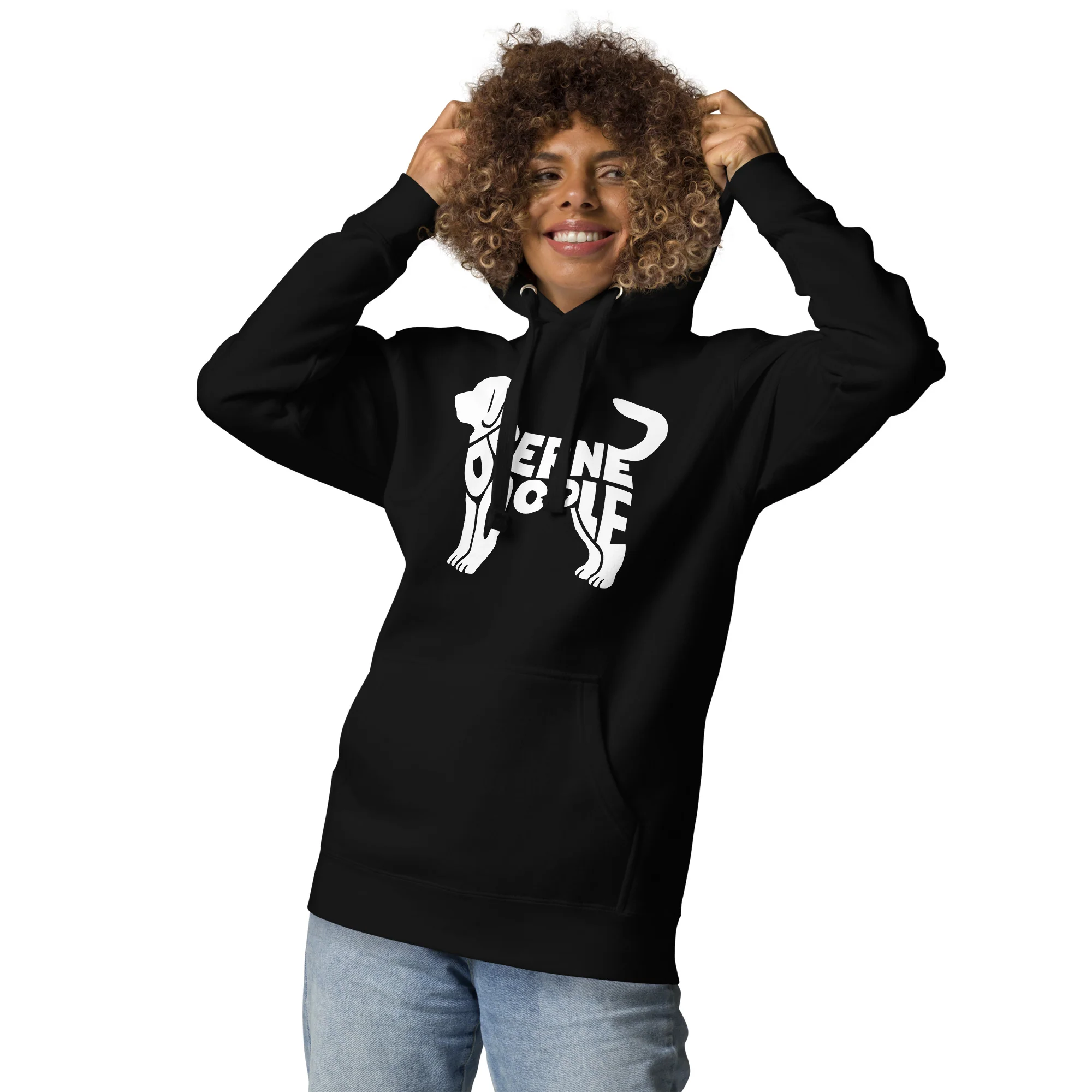 Bernedoodle Breed Unisex Hoodie - Image 3