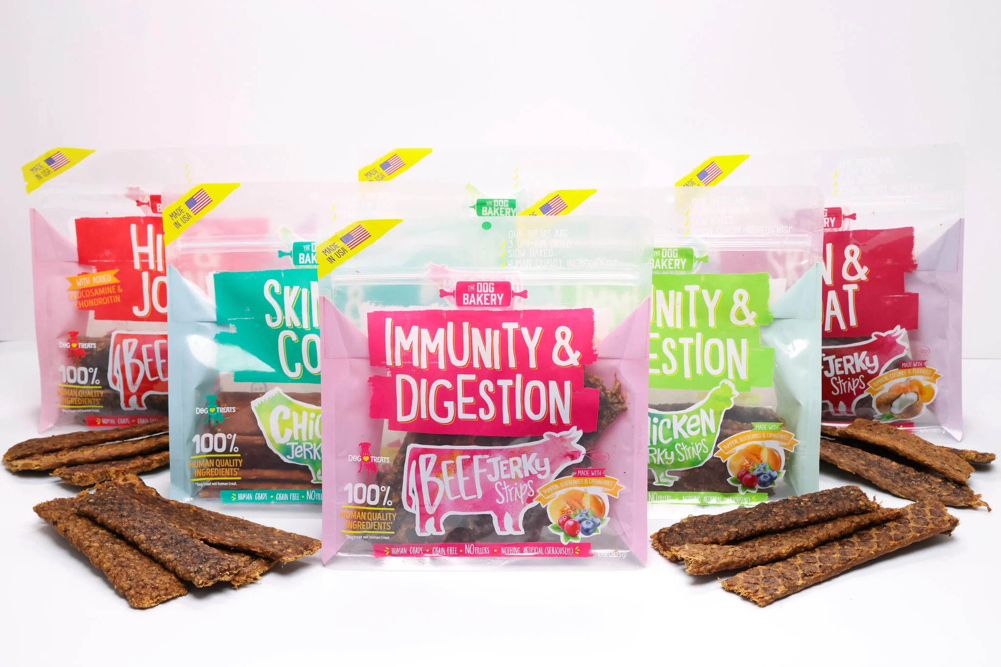 Chicken Hip & Joint Jerky Strips Dog Treats - 10 oz - Image 5