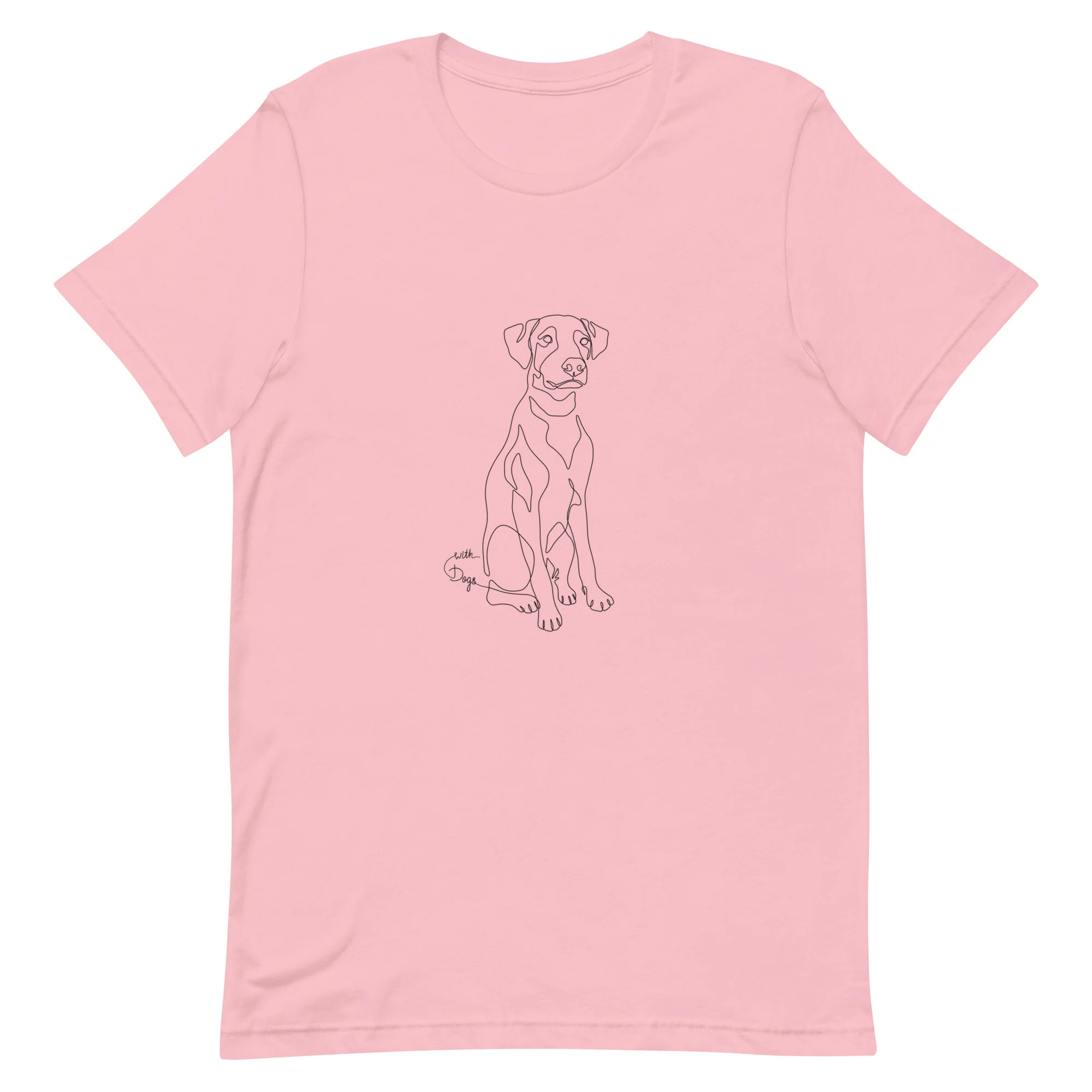 Sitting With Dogs Unisex t-shirt - Image 3
