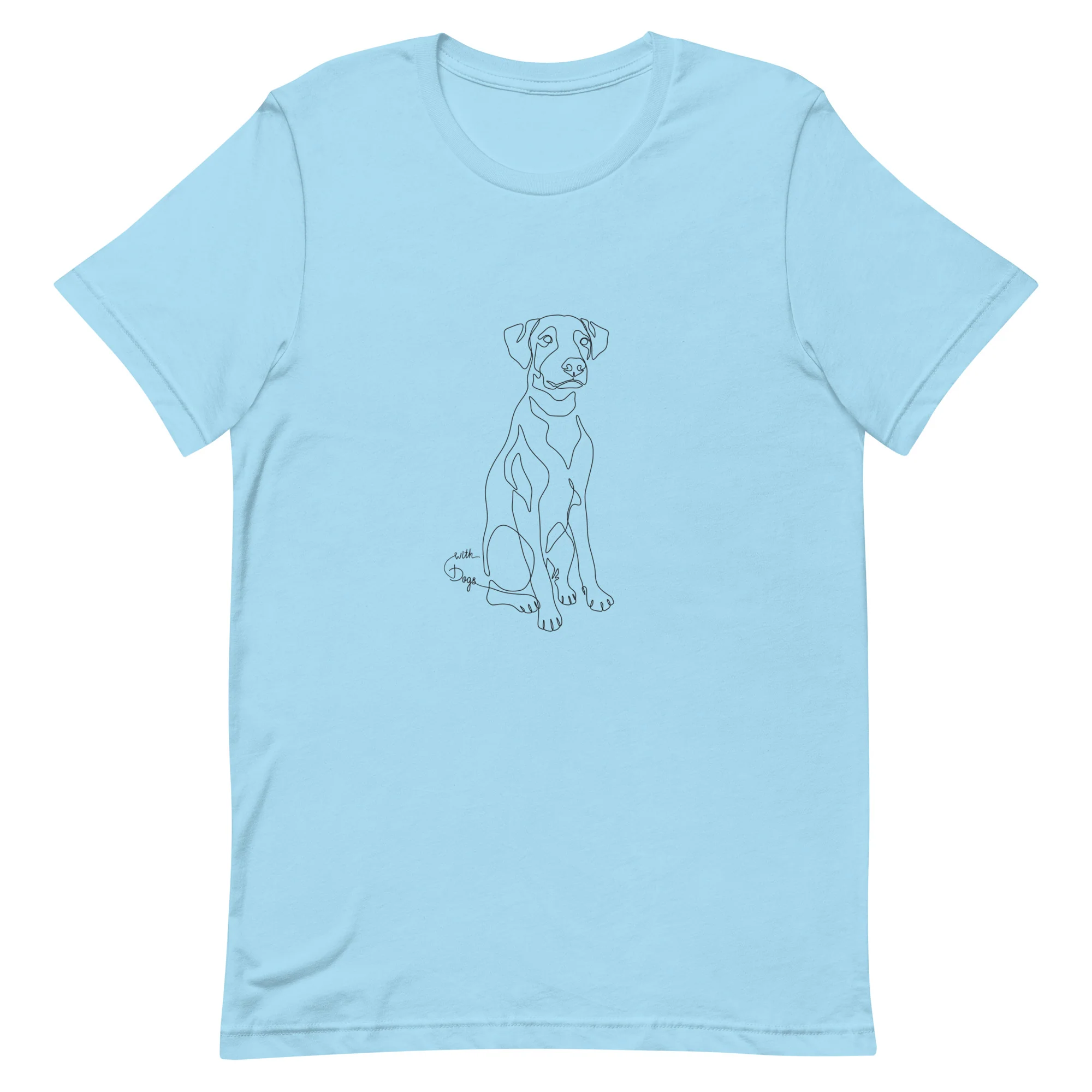 Sitting With Dogs Unisex t-shirt - Image 4