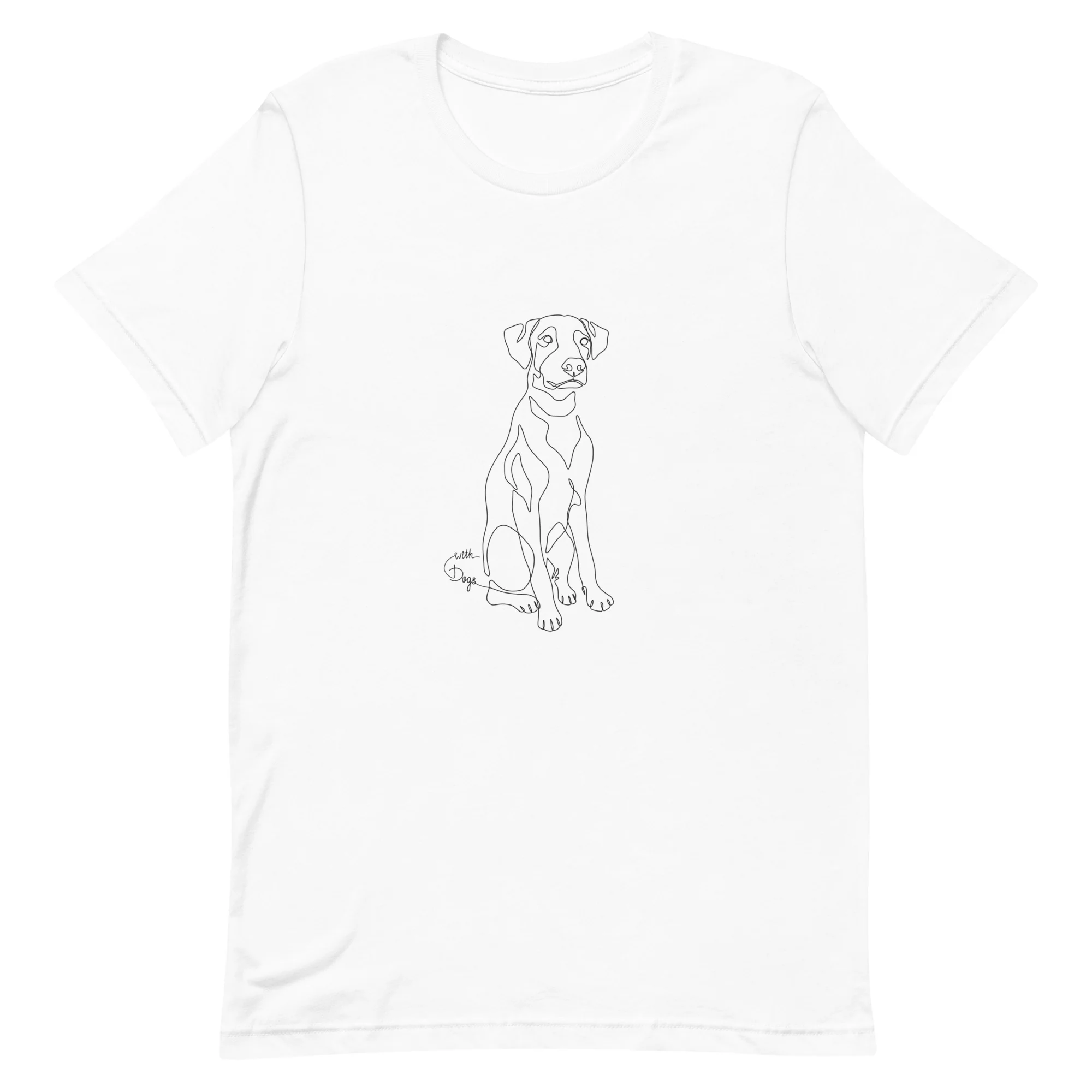 Sitting With Dogs Unisex t-shirt - Image 5