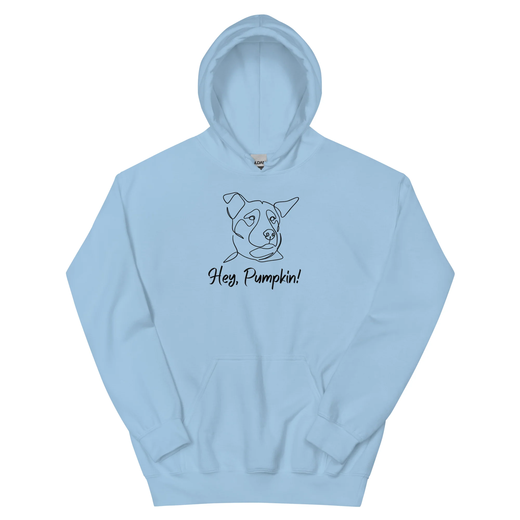 Sitting with Dogs [Pumpkin] Unisex Hoodie - Image 15