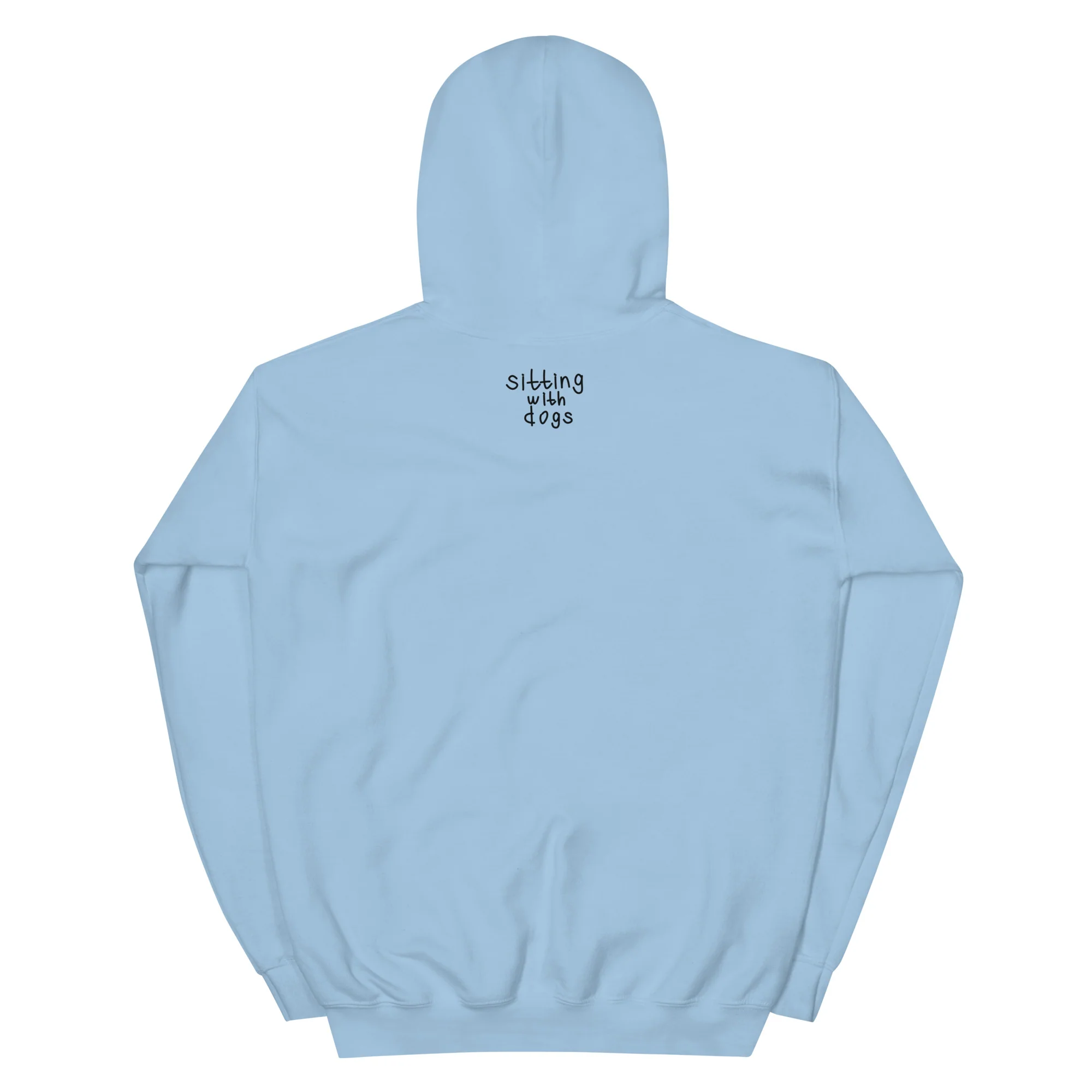 Sitting with Dogs [Pumpkin] Unisex Hoodie - Image 16