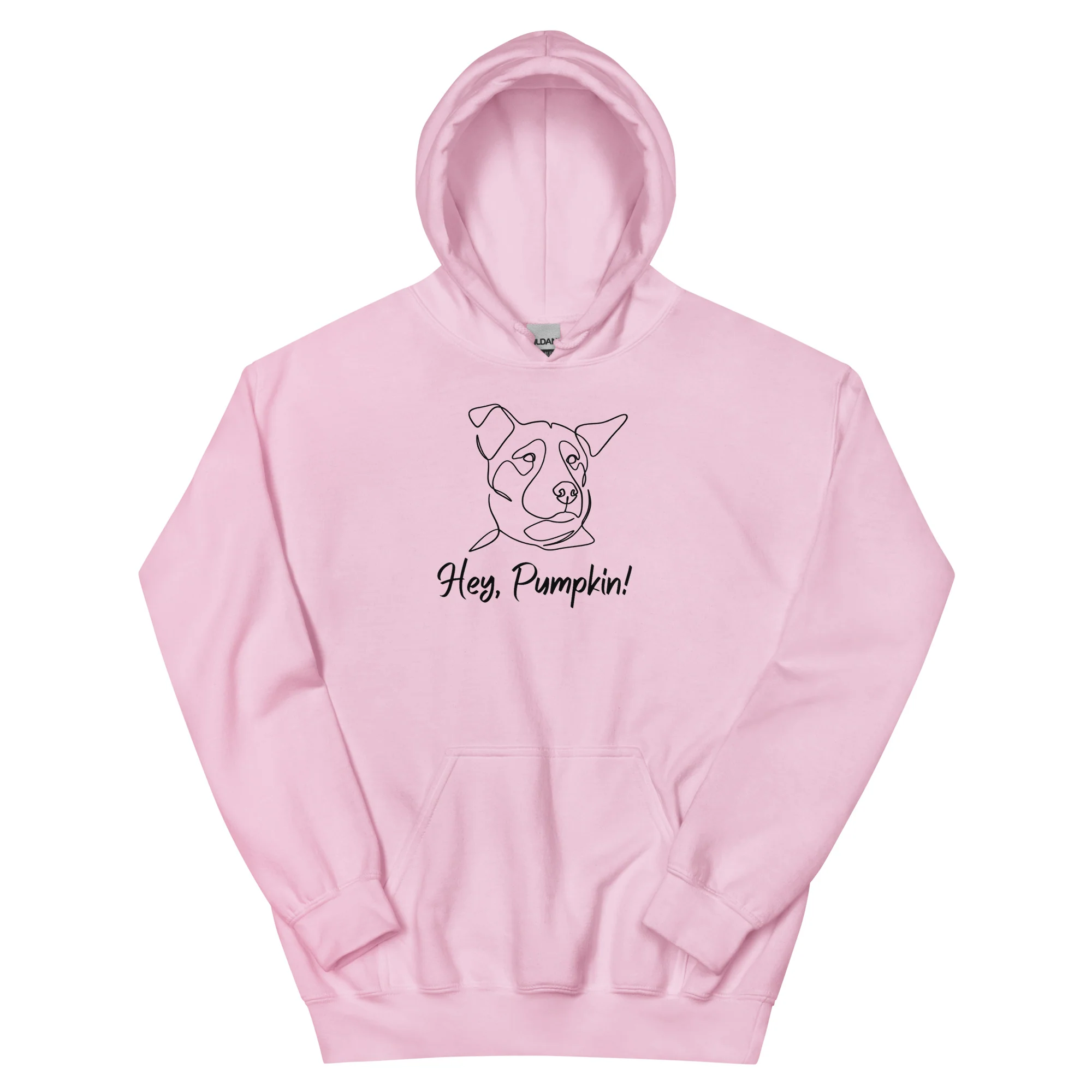 Sitting with Dogs [Pumpkin] Unisex Hoodie - Image 17