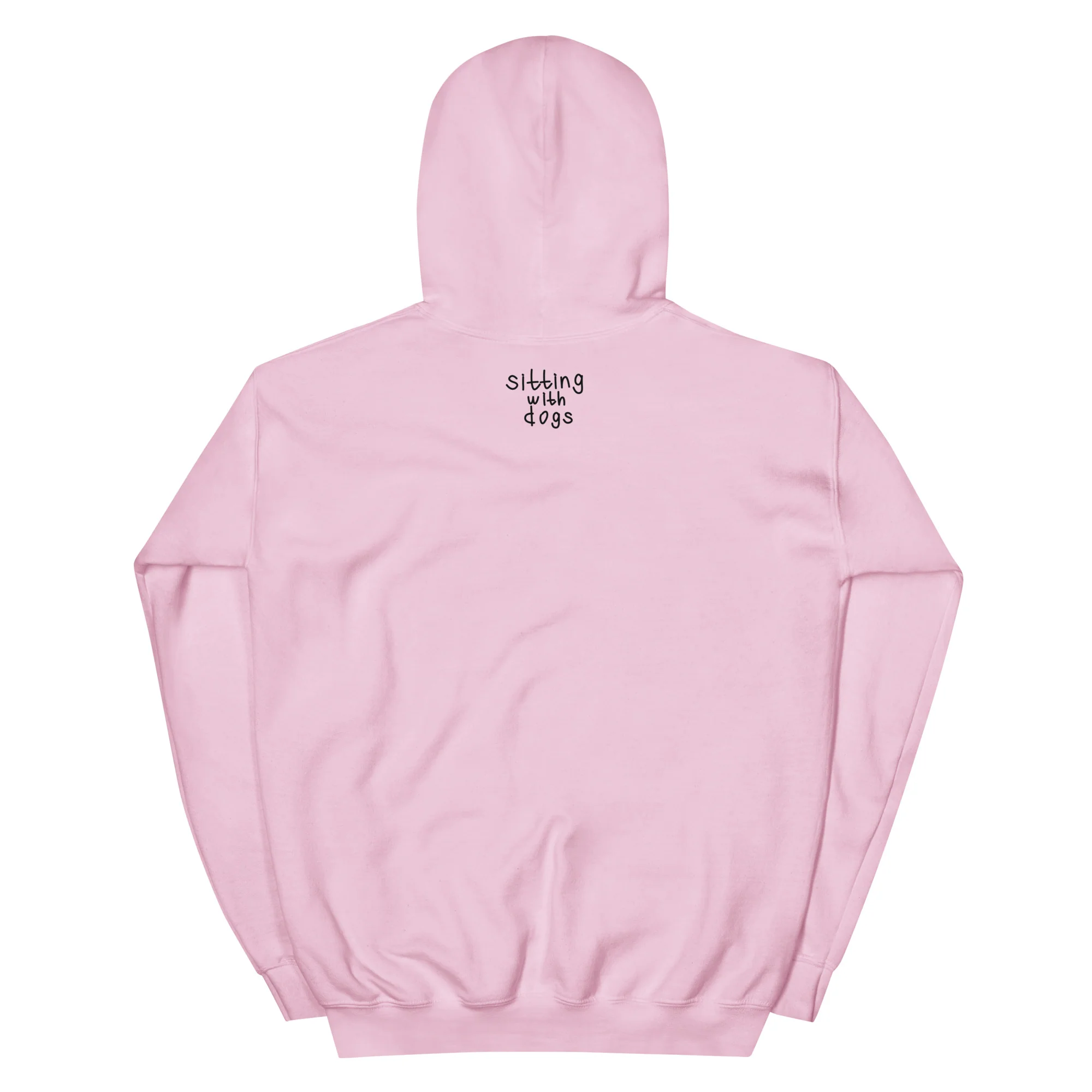 Sitting with Dogs [Pumpkin] Unisex Hoodie - Image 18